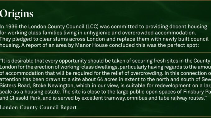 The origins of the Woodberry Down estate.