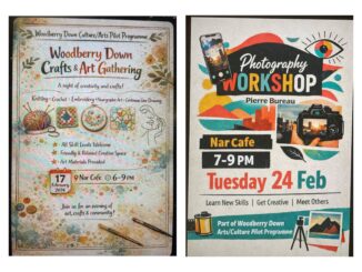 Flyers for the first two events in the Culture Club Pilot.