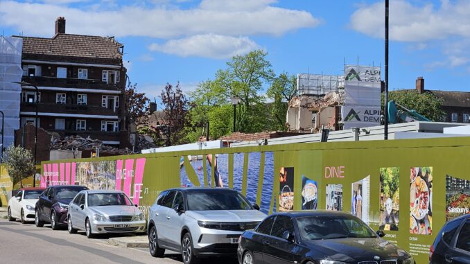 Phase four demolition nearly complete.