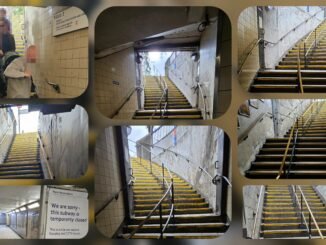 Stairs at Manor House station